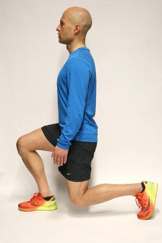 Lunge lowered position
