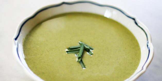 Рецепты крем-супов: Крем-суп со шпинатом