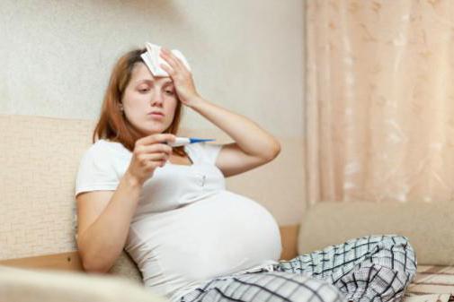 простуда во время беременности 3 триместр лечение