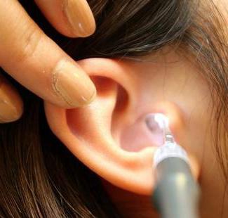 чистка уха перекисью водорода 
