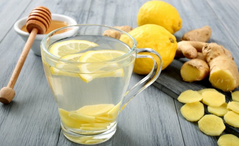 Имбирная вода с мёдом и лимоном