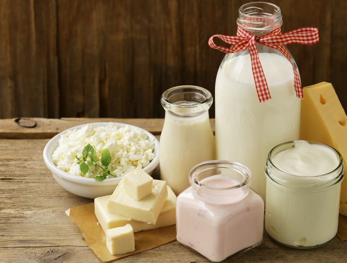 Лечение язвы молочными продуктами