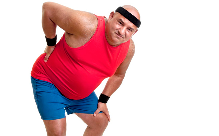 Лишний вес увеличивает нагрузку на суставы и вызывает боли