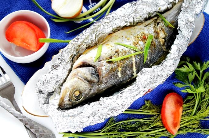 Рецепт рыбы в фольге в духовке соевом соусе пищевой фольгой