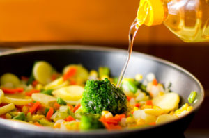 Овощи и растительное масло