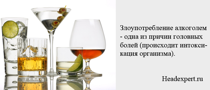 Алкоголь может стать причиной интоксикации организма