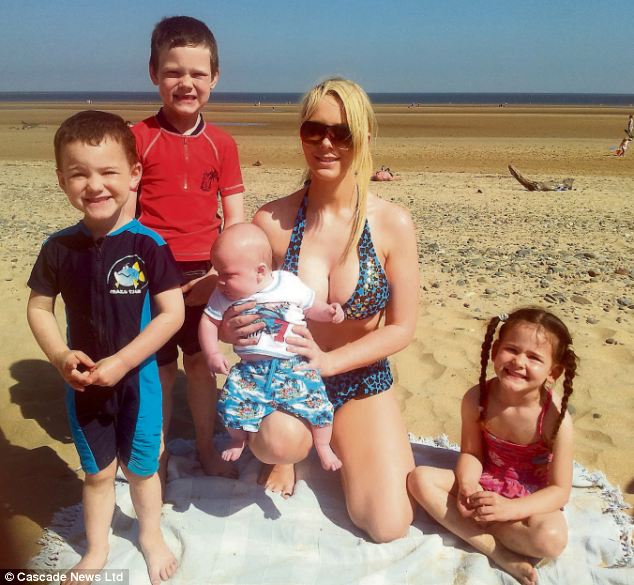 After four children (including Harvey, Malachy and Felicity pictured), Ms O