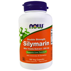 Now Foods, Silymarin, Milk Thistle Extract, 300 mg, 100 Veggie Caps