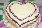 Торт "Влюбленное сердце"