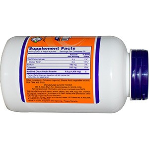 Now Foods, Модифицированный цитрусовый пектин, 800 мг, 180 V-капсул