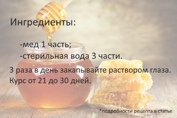 Рецепт с медом