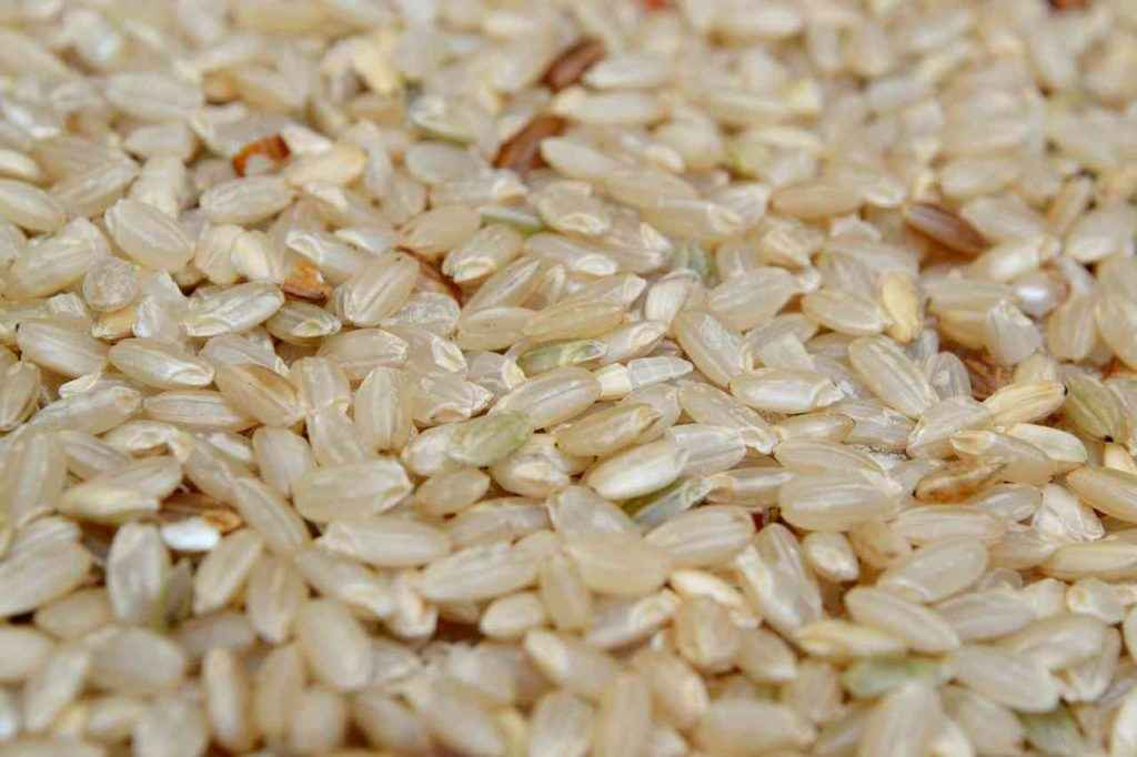 не шлифованный рис содержит кремний