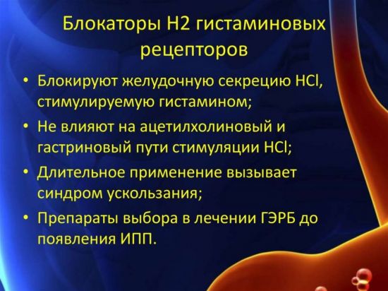 Блокаторы Н2-гистаминовых рецепторов